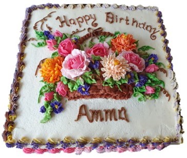 square-cake-with-flower-designs